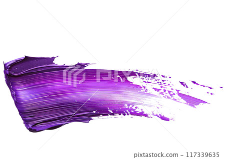 Purple Paint Brushstroke PNG Transparency Isolated Art 117339635