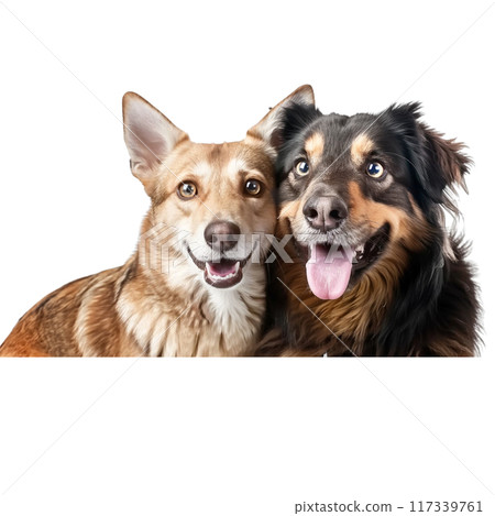 Friendly Dog and Cat Companions PNG Transparency Friendly Dog and Cat Companions PNG Transparency 117339761