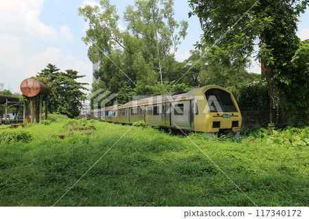 Old train in Malaysia 117340172