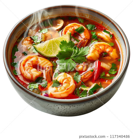 Tom Yum Goong Popular Thai Dish Worldwide PNG Transparency 117340486
