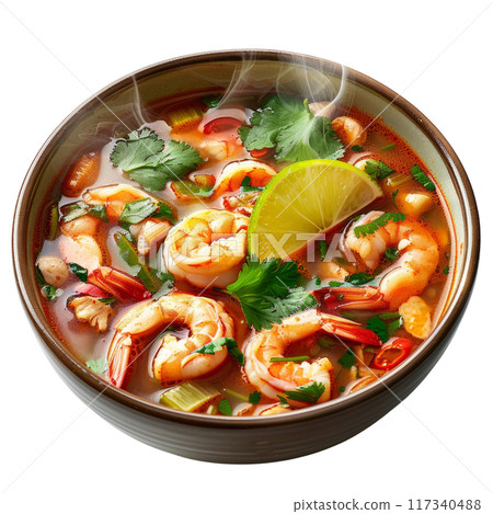 Tom Yum Goong Popular Thai Dish Worldwide PNG Transparency 117340488