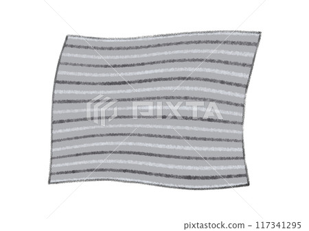 用蠟筆繪製的簡單布圖-條紋圖案 117341295