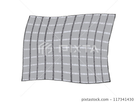 用蠟筆繪製的簡單布圖-格子圖案 用蠟筆繪製的簡單布圖-格子圖案 117341430