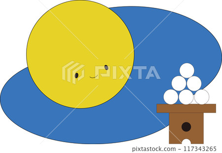 The moon and dango The moon and dango 117343265