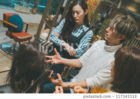 髮廊 練習 理髮師 117343318