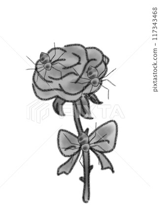 萬聖節圖案花 117343468