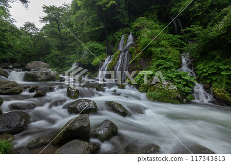 Toryu Falls in the Kawamata River Valley 117343813