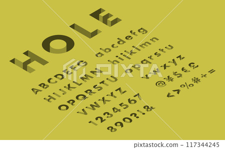 等距字體字母凹左(黃色) 等距字體字母凹左(黃色) 117344245