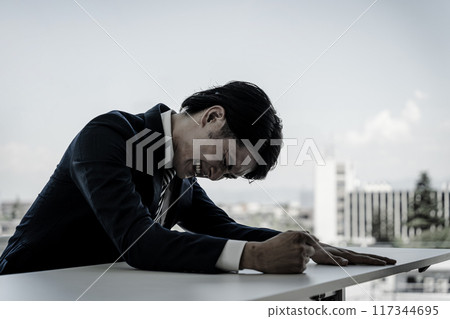 Feeling frustrated, angry, sad, and painful due to stress such as power harassment Feeling frustrated, angry, sad, and painful due to stress such as power harassment 117344695