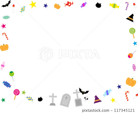 小而可愛的萬聖節相框 117345121