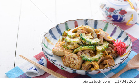 Okinawa cuisine Goya Chanpuru Okinawa cuisine Goya Chanpuru 117345209