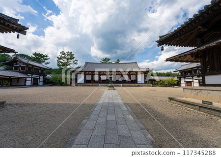 [Horyu-ji Temple] The Great Lecture Hall of Horyu-ji Temple in Nara 117345288