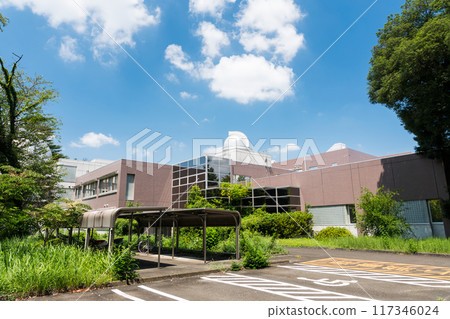 National Astronomical Observatory building, clear summer sky, Mitaka, Tokyo National Astronomical Observatory building, clear summer sky, Mitaka, Tokyo 117346024