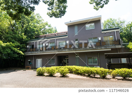 東京三鷹市國家天文台宇宙廳，夏日晴朗的天空 117346026