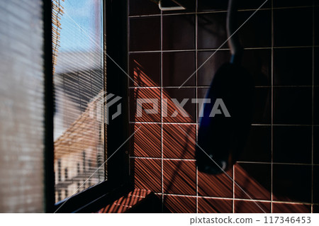 沐浴在陽光下的廚房 117346453