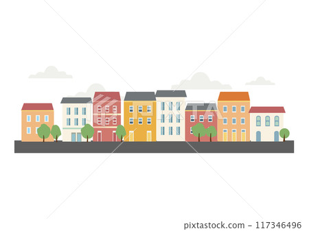 Colorful cityscape Colorful cityscape 117346496