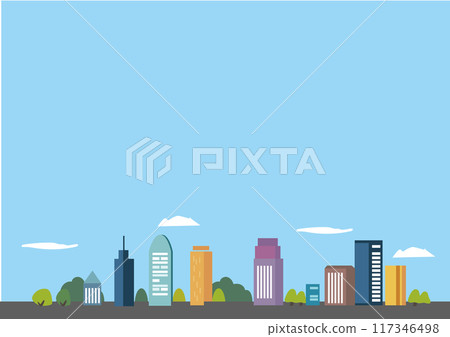 Cityscape with a view of the city 117346498
