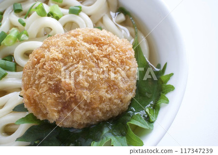 Delicious croquette udon 117347239