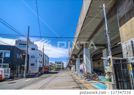 Chiba cityscape in Japan, overlooking Hon-Chiba Station in Nagasu, Chuo Ward, Chiba City (August 12, 2024) Chiba cityscape in Japan, overlooking Hon-Chiba Station in Nagasu, Chuo Ward, Chiba City (August 12, 2024) 117347250