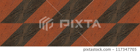 Wooden marquetry can be patterns created from the combination of wenge and walnut wood, wooden floor, parquet, cutting board, seamless texture Wooden marquetry can be patterns created from the combination of wenge and walnut wood, wooden floor, parquet, cutting board, seamless texture 117347705
