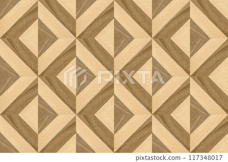 Wooden marquetry can be patterns created from the combination of pine and walnut wood, wooden floor, parquet, cutting board, seamless texture Wooden marquetry can be patterns created from the combination of pine and walnut wood, wooden floor, parquet, cutting board, seamless texture 117348017