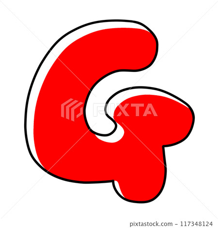 A simple, rounded version of the capital letter "G" in a solid color 117348124