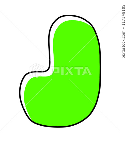 A simple, rounded version of the capital alphabet "j" in a solid color A simple, rounded version of the capital alphabet "j" in a solid color 117348185