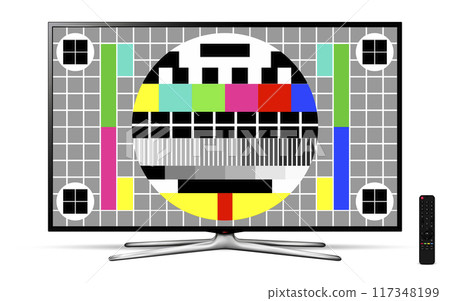 No signal TV, Television test screen No signal TV, Television test screen 117348199