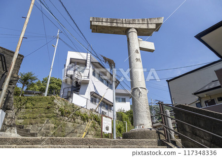 山王神社的一柱鳥居[長崎縣長崎市] 117348336