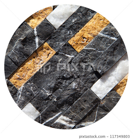 Cutting black white an beige organic marble wall rectangular, seamless lined up Cutting black white an beige organic marble wall rectangular, seamless lined up 117349803