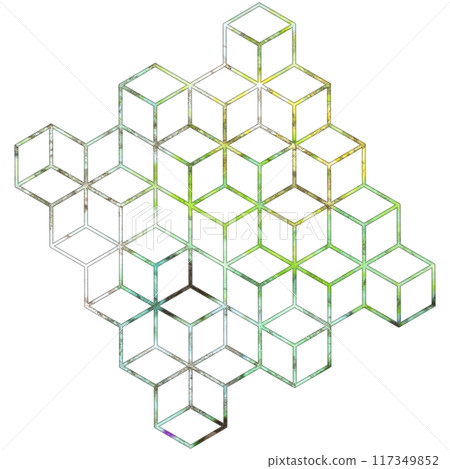 Green tortoiseshell pattern 117349852