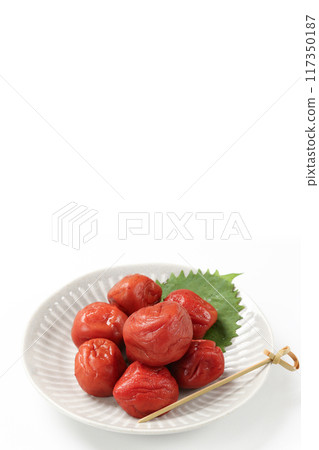 Pickled plum (pickled in shiso) Pickled plum (pickled in shiso) 117350187