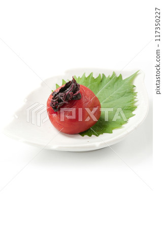 Pickled plum (pickled in shiso) 117350227