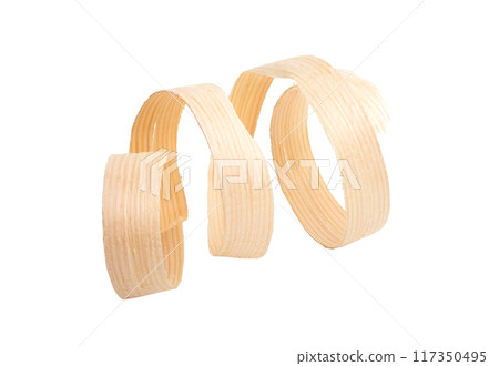 wooden sawdust slice isolated on the white wooden sawdust slice isolated on the white 117350495