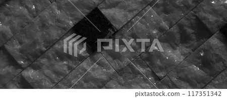 Cutting black white an grey organic marble wall rectangular, seamless lined up Cutting black white an grey organic marble wall rectangular, seamless lined up 117351342