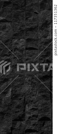 Cutting black white an grey organic marble wall rectangular, seamless lined up Cutting black white an grey organic marble wall rectangular, seamless lined up 117351362