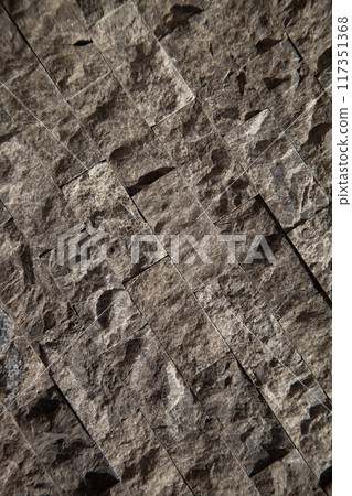 Cutting black white an grey organic marble wall rectangular, seamless lined up 117351368