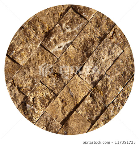 Cutting beige organic marble wall rectangular, seamless lined up Cutting beige organic marble wall rectangular, seamless lined up 117351723