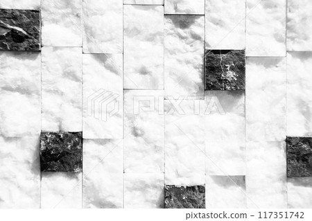 Cutting black white an grey organic marble wall rectangular, seamless lined up Cutting black white an grey organic marble wall rectangular, seamless lined up 117351742