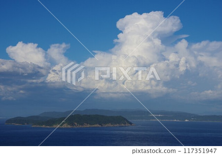 Awaji Island, Hyogo Prefecture: View from Cape Iwaishi towards Tomogashima Awaji Island, Hyogo Prefecture: View from Cape Iwaishi towards Tomogashima 117351947