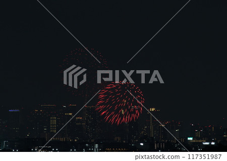 盛開在夏日夜空的煙火 - 十三煙火 - 浪速淀川煙火節 2024 117351987