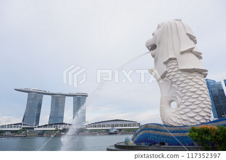 魚尾獅和濱海灣 魚尾獅和濱海灣 117352397