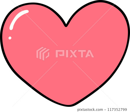 Pastel school supplies heart Pastel school supplies heart 117352799