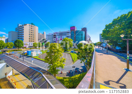Chiba cityscape in Japan - View of Kamatori Station in Midori Ward, Chiba City, Chiba Prefecture (August 12, 2024) 117352883