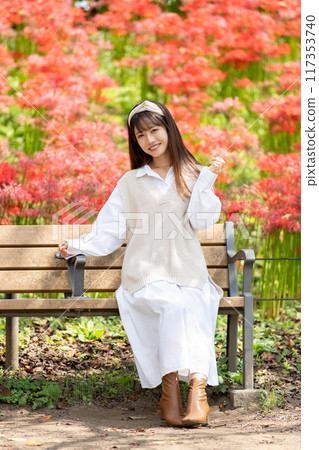 Beautiful Japanese women 117353740