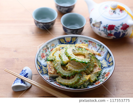 Okinawa cuisine Goya Chanpuru Okinawa cuisine Goya Chanpuru 117353775