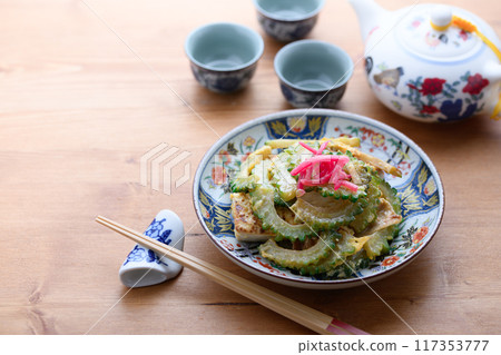 Okinawa cuisine Goya Chanpuru Okinawa cuisine Goya Chanpuru 117353777