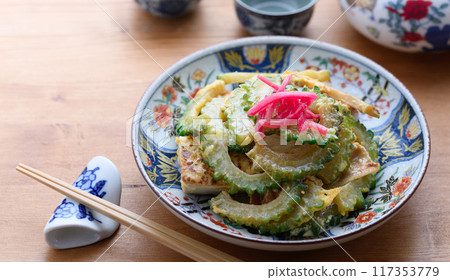 沖繩料理 苦瓜 champuru 沖繩料理 苦瓜 champuru 117353779