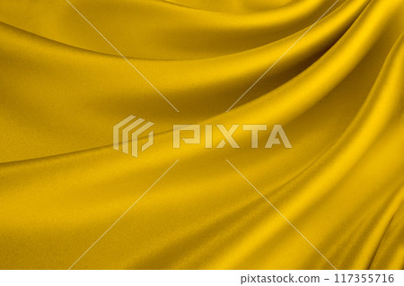 流動的黃色絲緞 117355716