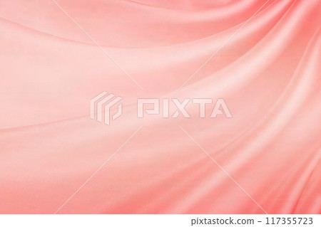 Flowing peach pink silk satin 117355723